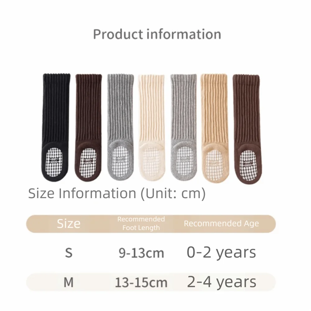 جديد المضادة للانزلاق الأطفال الجوارب سميكة الباردة حماية الاطفال طفل جورب دافئ الركبة عالية جوارب طويلة الشتاء #6