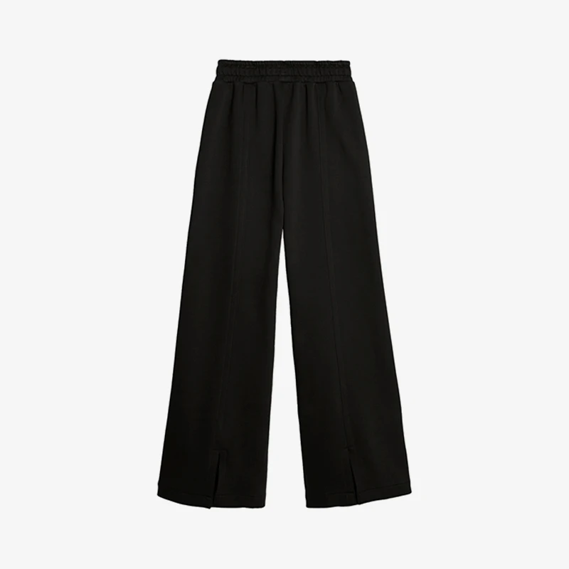 Puma genuine New Women's Fashion Simple Comfort Knit Casual Wide Leg Trousers 623473-01