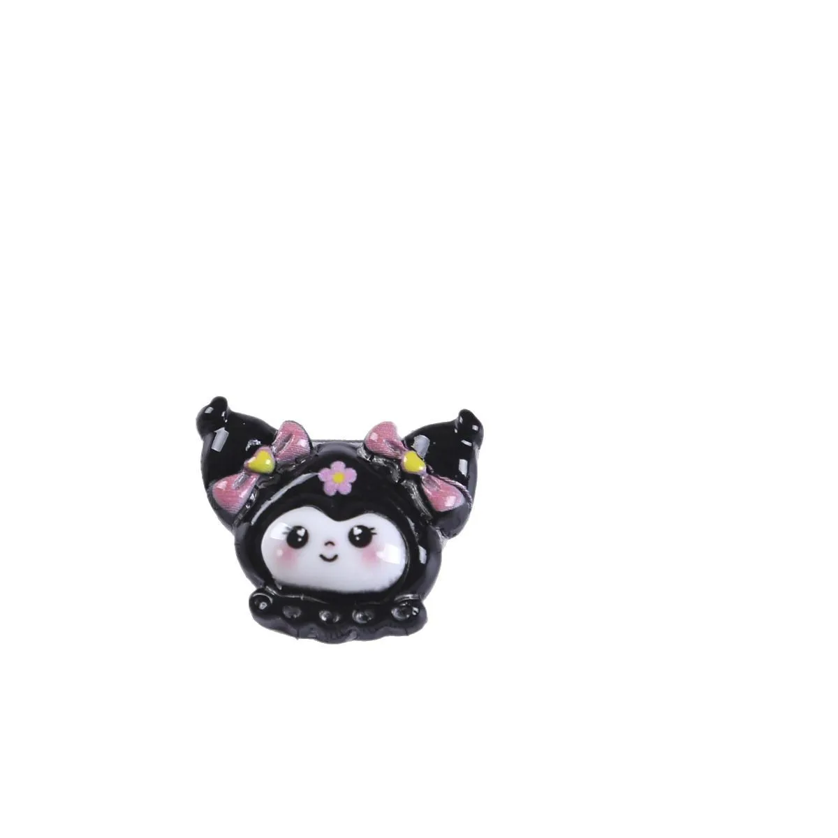 ミノソ グロッシーブラック クロミ サンリオ リボン ケーキ ポプシクル レジン アクセサリー DIY クリームグルー 携帯ケース ヘアクリップ