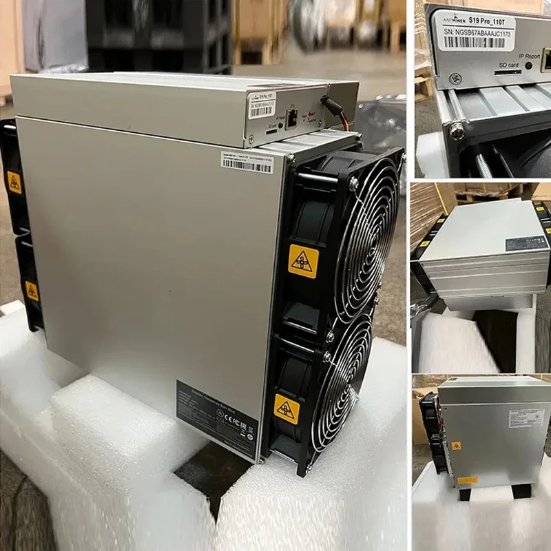 2024 New Antminer S19kPro 115T S19pro hyd 184T Bitmain Asic Bitcoin Mining Machine Antmin In Stock Btc Bitman S19k Pro 120TH