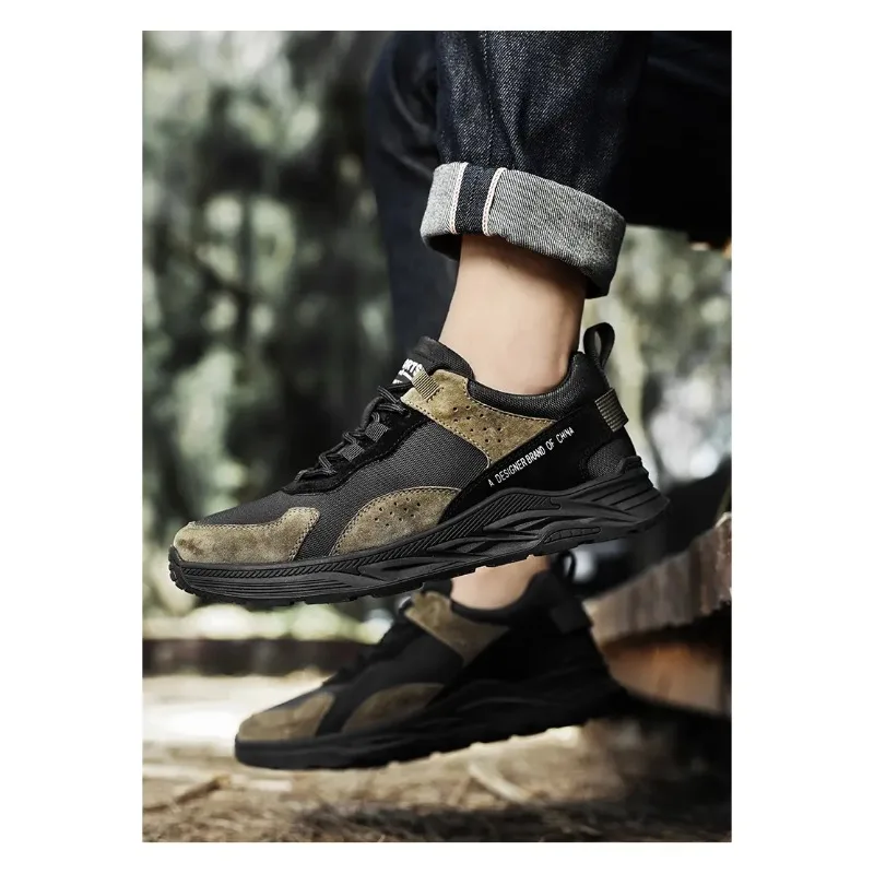 

Mens Athletic Running Sneakers For Men Lightweight Comfortable Casual Shoes Breathable Non-Slip Trainers Sports Footwear