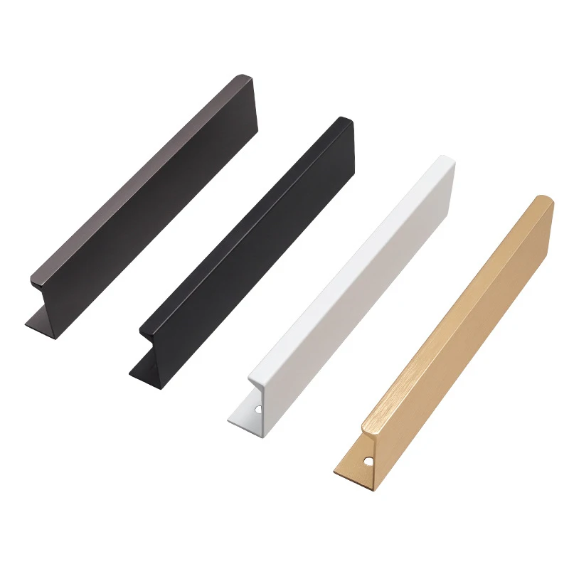 Hidden Recessed Concealed Handle Durable Minimalist Flush Pull  Kitchen Cabinet Wardrobe Closet Door Recessed  Mounted
