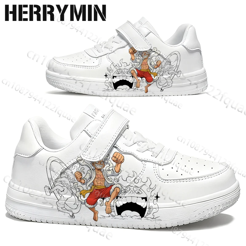 

One Piece Luffy Boys Children Casual Shoes Popular Superhero Design Non Slip Soft Sole Outdoor Lightweight Shoes Footwear