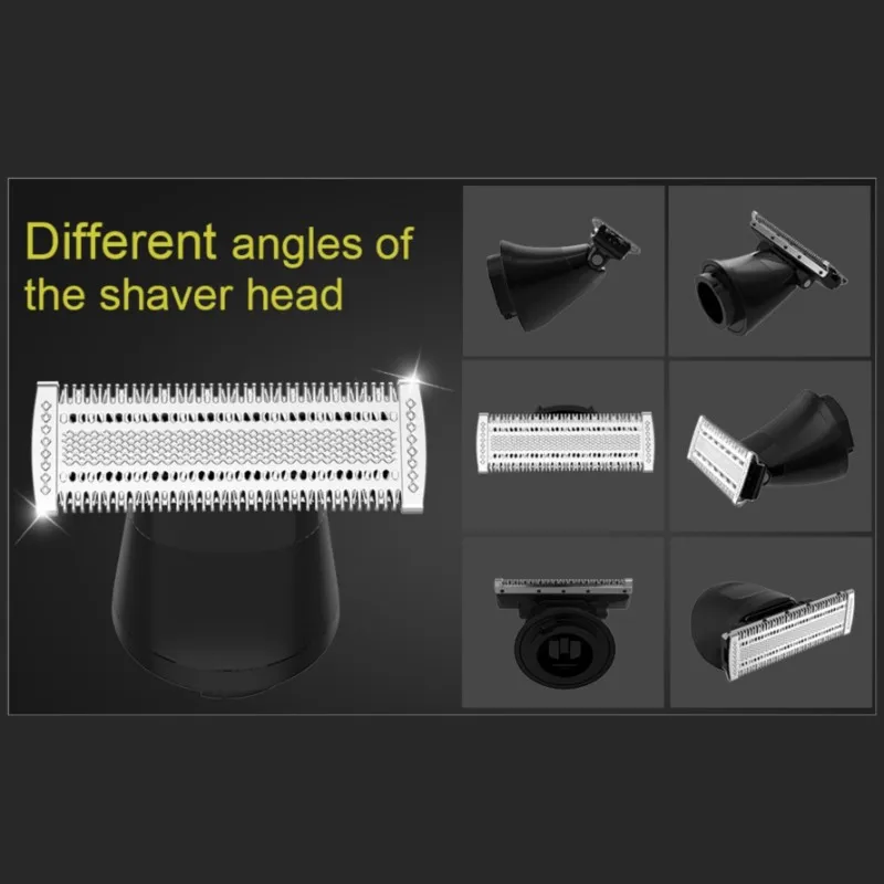 YCOC-Replacement Men'  S Trimmer Shaver Cutter Head For Braun XT3 XT5 XT3000 XT3100 XT5100 Electric Razors Heads Manscaping