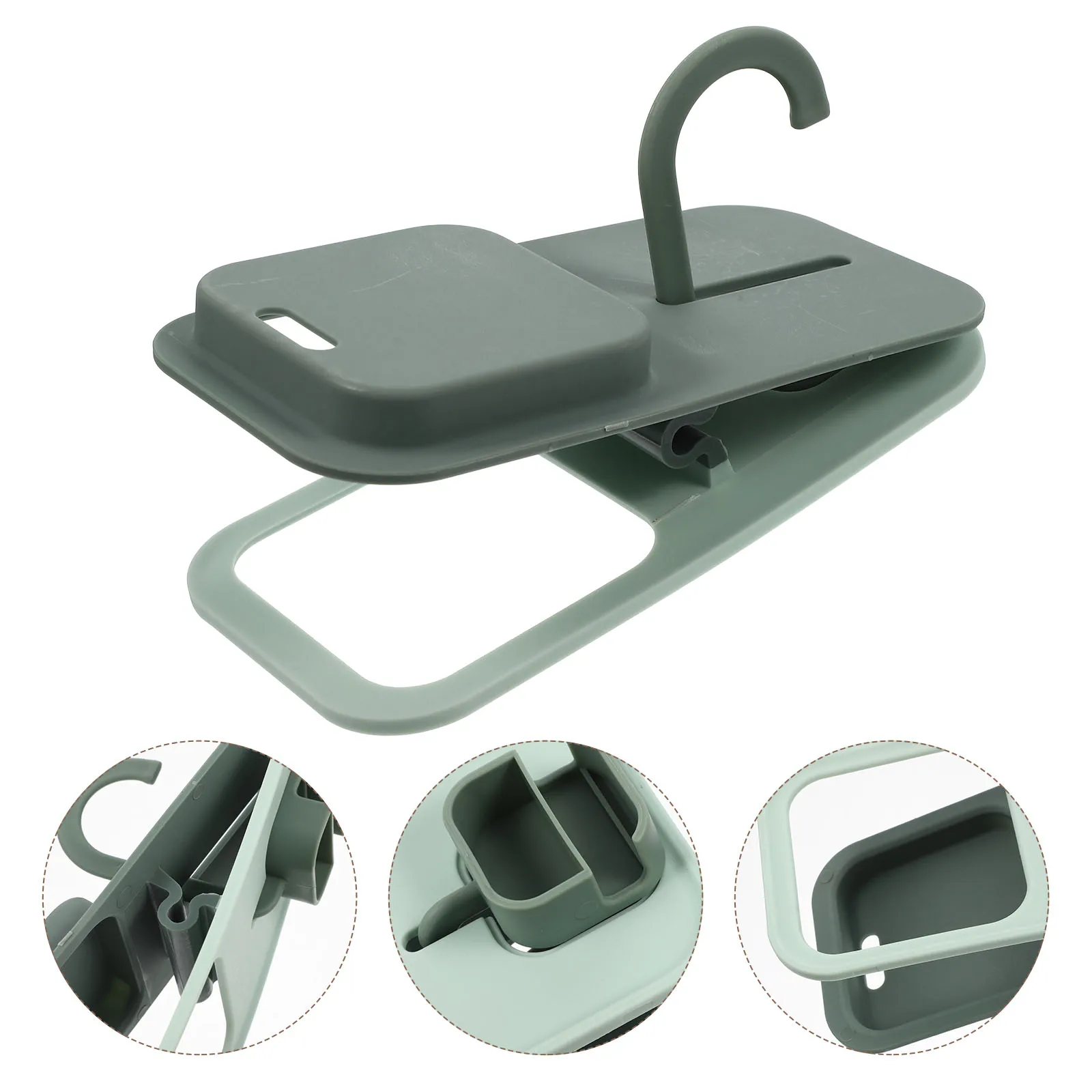 

Sturdy Desktop Clip On Table Side Bottle Water Glass Holder For Office Classroom Clamp On Cup Stand With Hook Extra