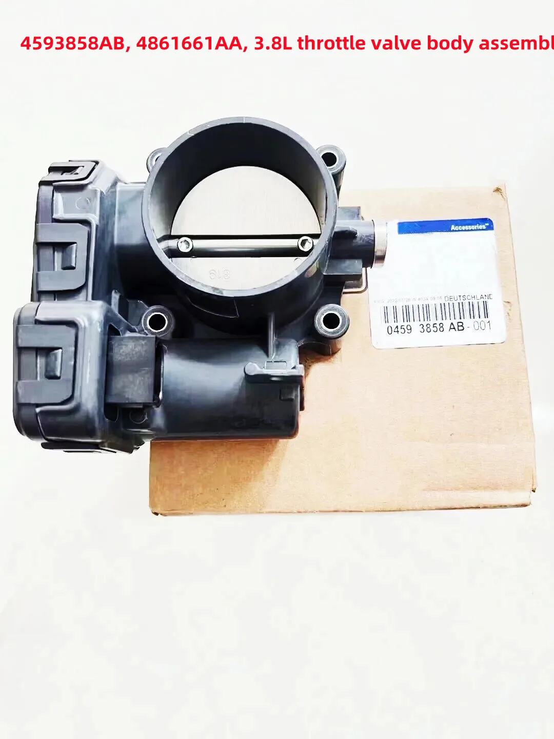 WAP02 Original Throttle Body Assembly ,4593858AB, 4861661AA, For: 3.3L, 3.8L, WranglerJK , Durango, Grand Cherokee,2007-2011