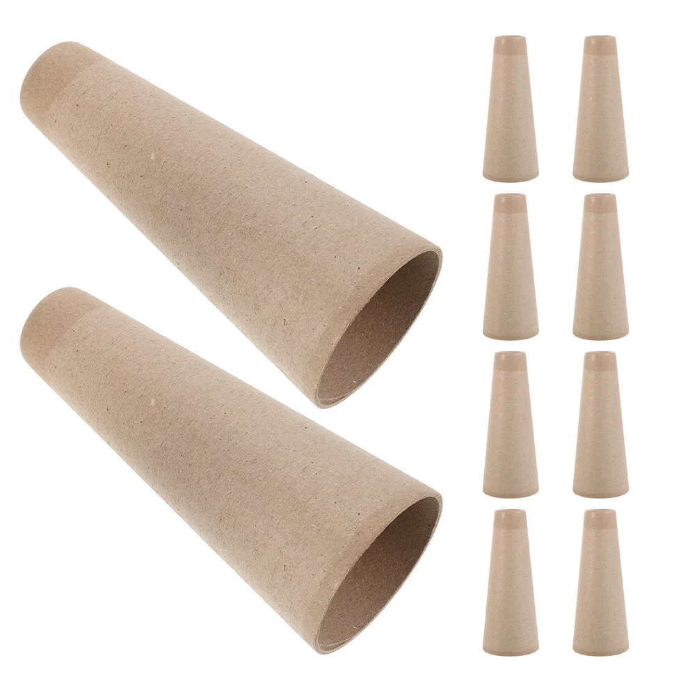 

10Pcs Durable Textile Winding Paper Tubes 5deg57min Slot for Yarn Ball Winder Knitting Yarn Holder Cardboard Wool Roller