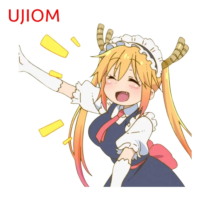 UJIOM Kawaii Tohru Wall Sticker Fashion Artistic Naughty Playful Enchanting Graphics Decal Suitable For Smooth Surfaces