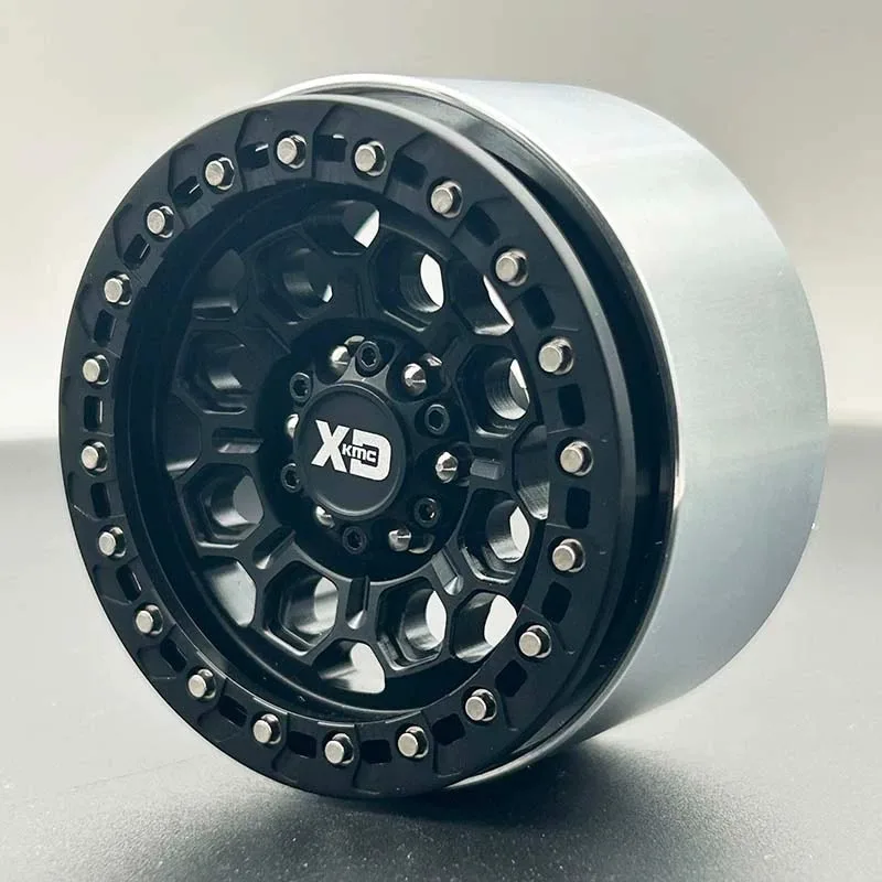 ล้อแม็กซ์โลหะขนาด 2.2 นิ้ว 4 ชิ้น สำหรับรถบังคับวิทยุขนาด 1/10 1/8 รุ่น TRX4 Defender AXIAL SCX10 ง่ายต่อการควบคุม รถถังไทแรนโนซอรัส เร็กซ์ 300