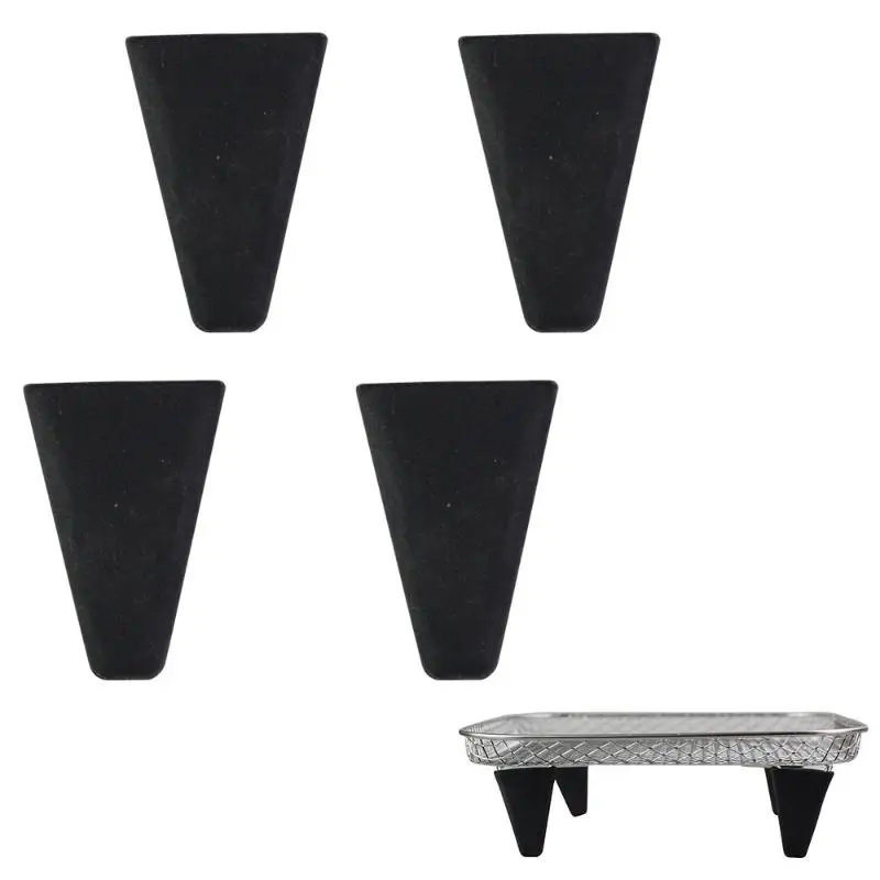 New 4/6/8Pcs Dewatering Rack Buffer Pad Air Fryer Silicone Feet Steam Protector For Dehydrator Racks Tab Silica Gel Tray Bumpers