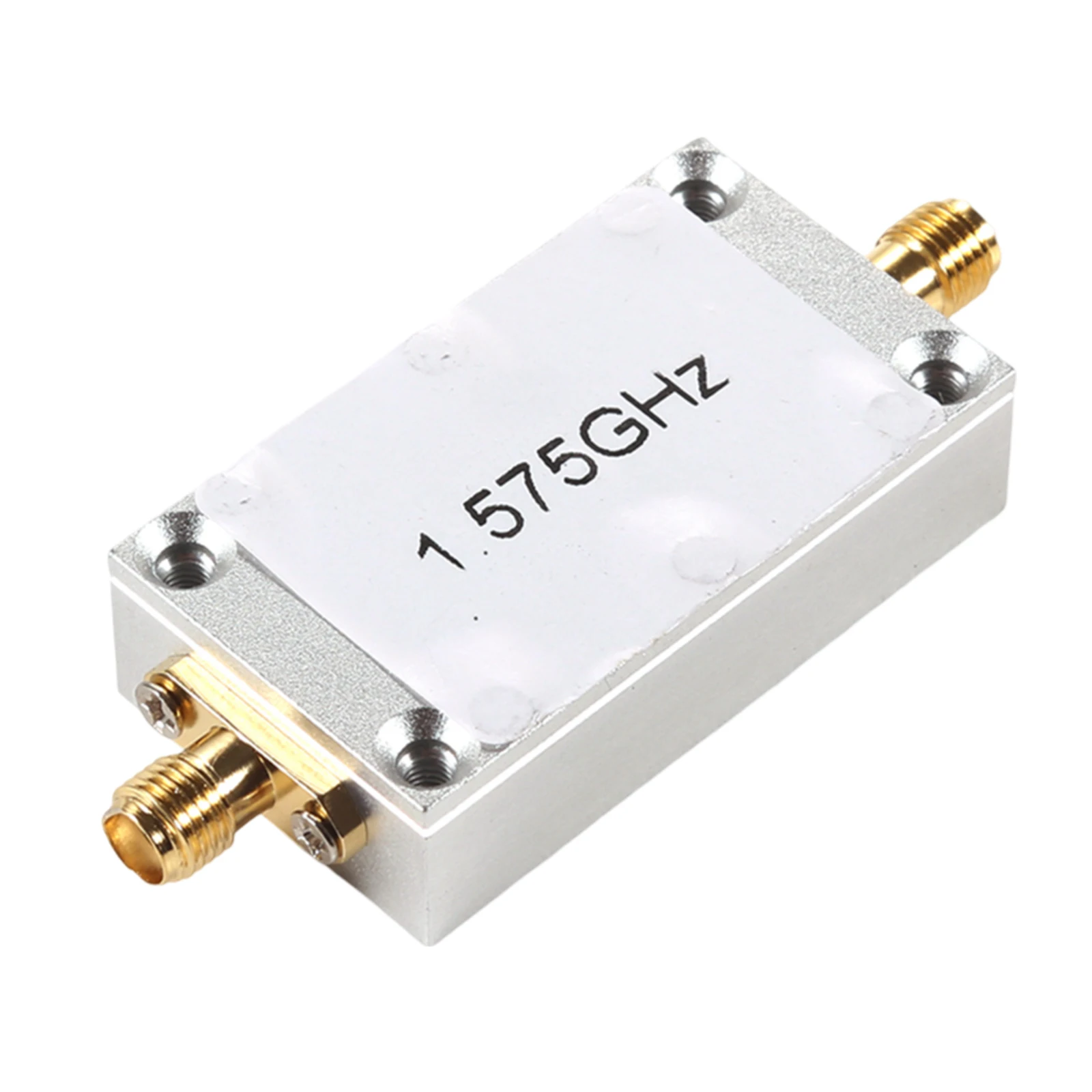 

1575M SAW фильтр 1,575 ГГц полосовой пропускной осциллограф фильтр акустической волны алюминиевый корпус менее 0,2 Вт входная мощность