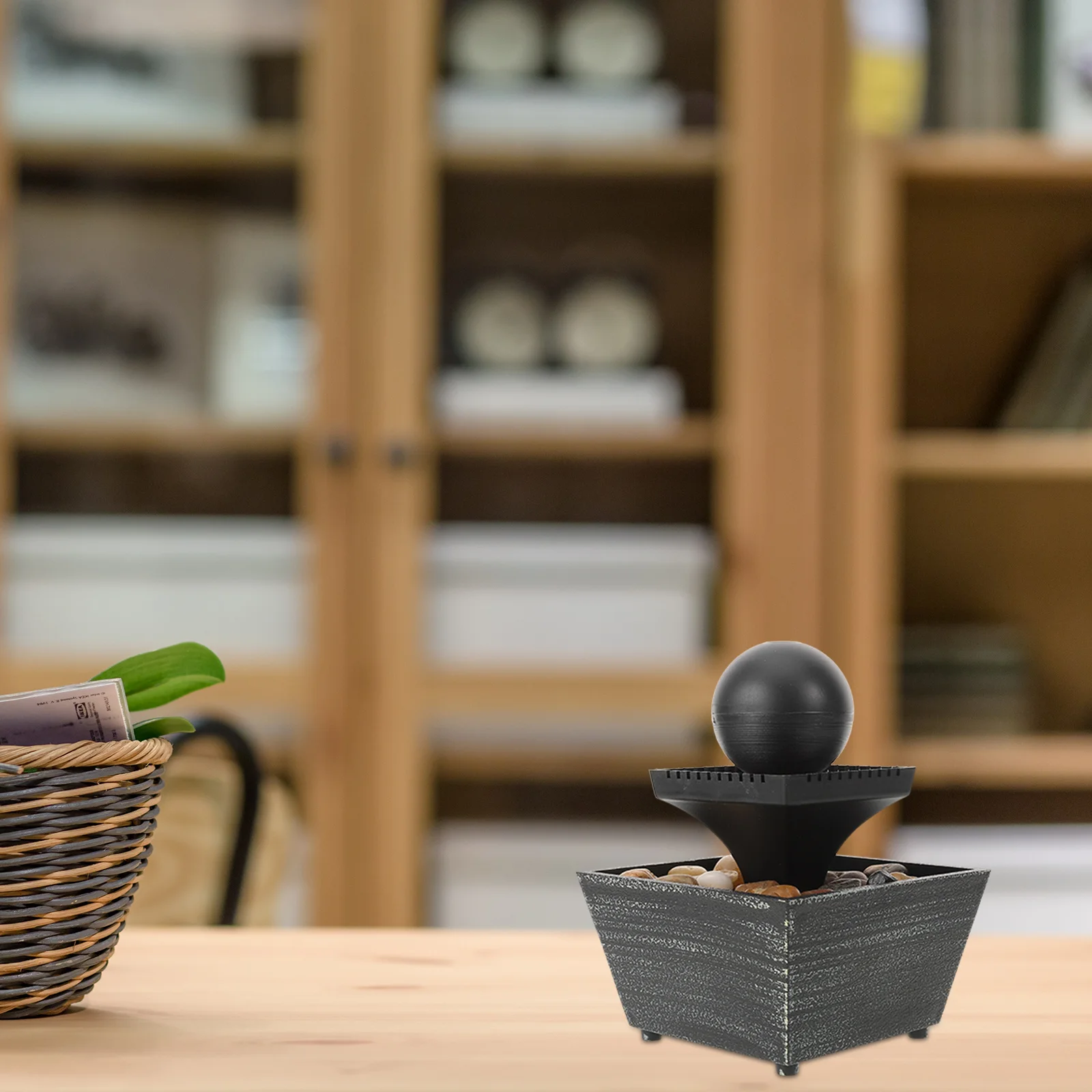 

Mini For Desk Small Water Fountain Indoor Tabletop Desktop Fountain Relaxation Decor For Home Office Zen Decoration