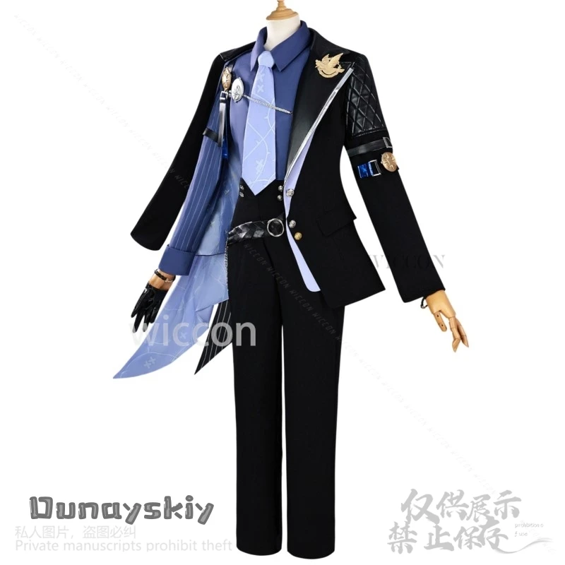 Zenless Zone Zero Cosplay Hugo Vlad أنيمي لعبة ZZZ وسيم موحدة الدعائم أحذية شعر مستعار مجموعة رجل مثير عيد الهالوين عيد الميلاد حسب الطلب