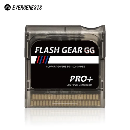 EVERGENESIS Game Gear-carrito FlashMaster con tarjeta TF de 4GB precargada con más de 1000 juegos para consola Sega Game Gear GG
