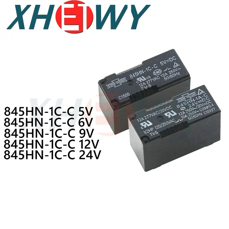 Control Relay 845HN-1A-C 845HN-1C-C 5V/12VDC/24VDC 845HN-1C-C-5V 845HN-1C-C-6V 845HN-1C-C-9V 845HN-1C-C-12V 845HN-1A-C-24V