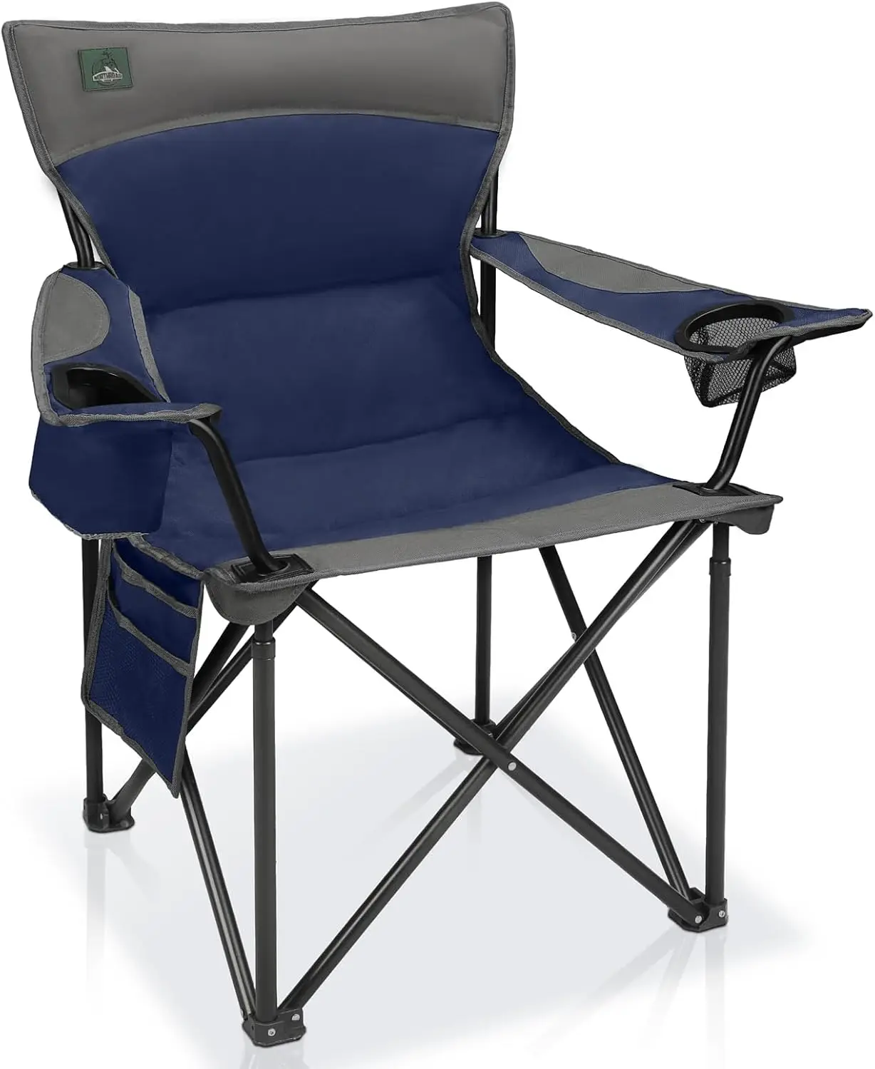 

Camping Chair,Soft&Comfortable,Tear-Resistant Fabric,Storage Pocket,Carry Bag,Outdoor Beach Garden Fishing.Dark Blue