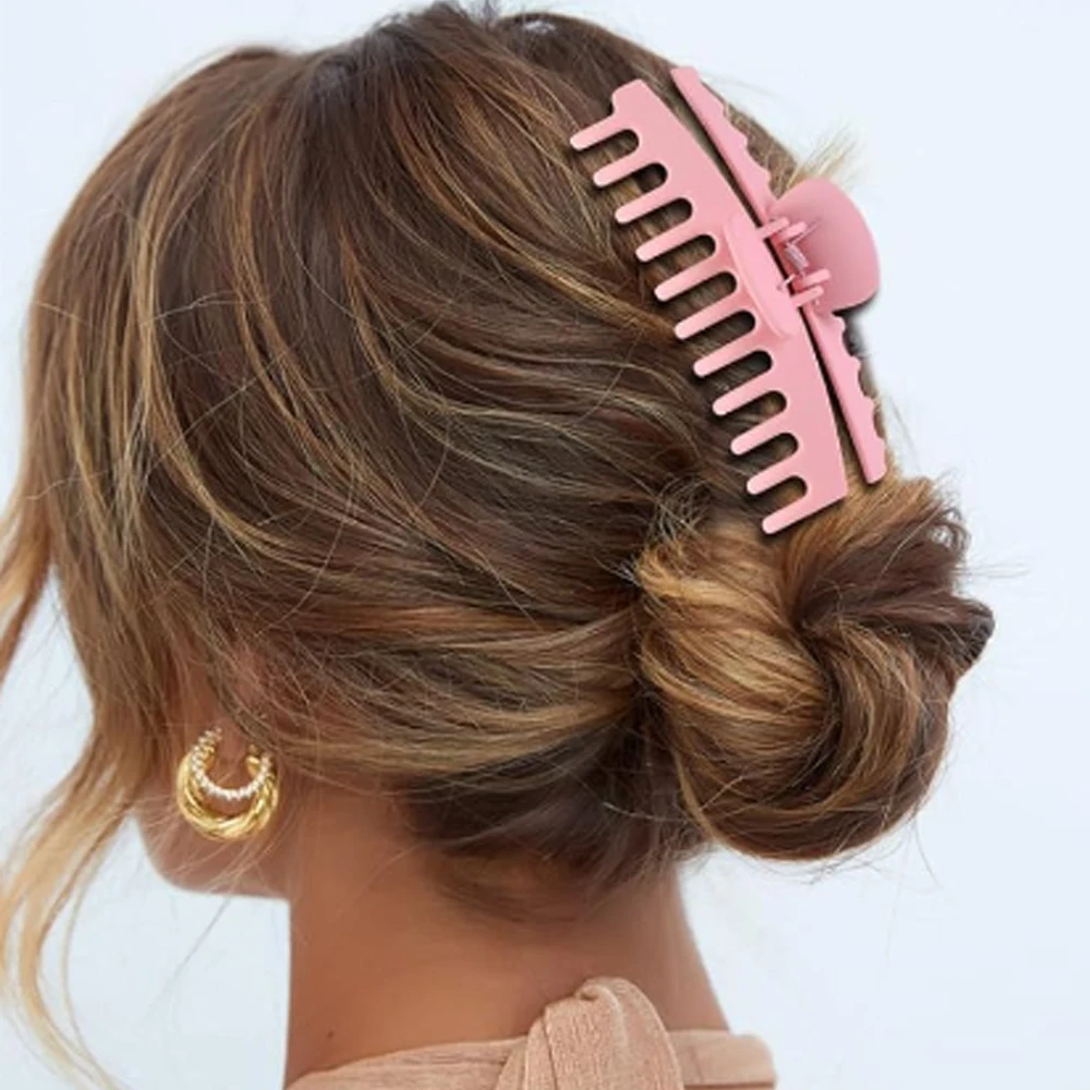 1 Set Pink Hair Accessories Set For Women Girls Hair Claw Hair Tie,Hair Scrunchies Rubber Band For Hair Fashion Hair Accessories