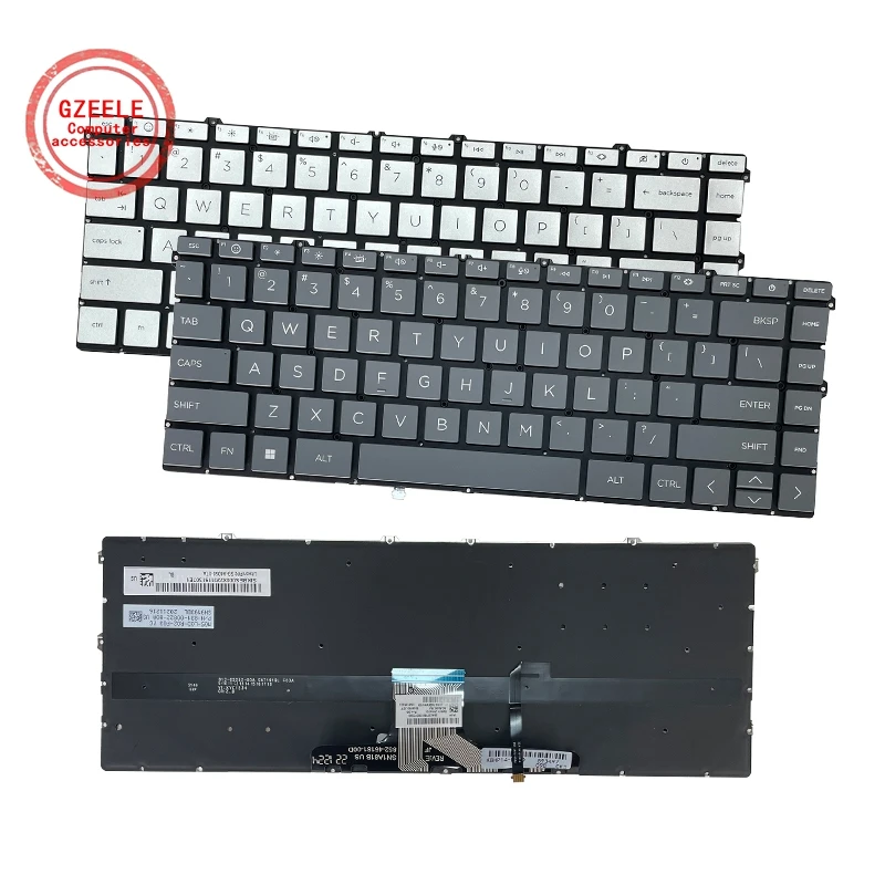 US NEW keyboard For HP Pavilion x360 14M 14-DW 14-DV 14-DY 14-EK 14-EC 14-EM 14-EP TPN-I141/I142/C157/C158 14-EE English laptop