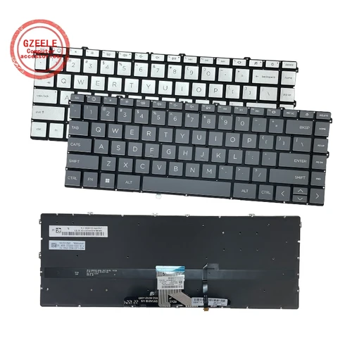 Nuevo teclado estadounidense para HP Pavilion x360 14M 14-DW 14-DV 14-DY 14-EK 14-EC 14-EM 14-EP TPN-I141/I142/C157/C158 14-EE ordenador portátil en inglés