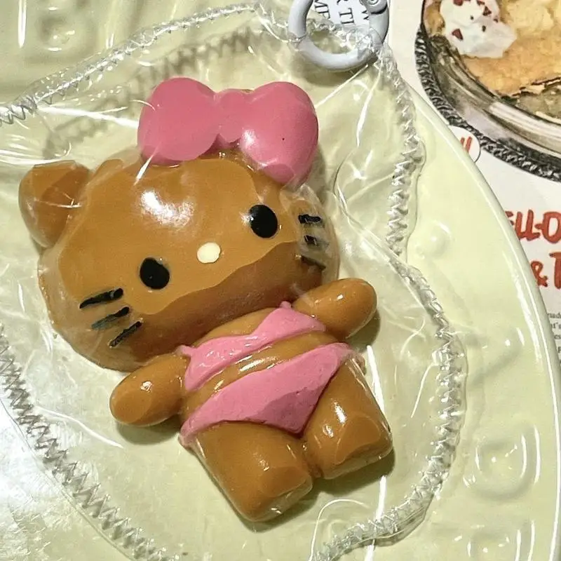 Kitten Bikini Squeeze Toys Slow Rebound Super Soft Handmade Decompression Cartoon Mini Pressure Ball Gift For Relieving Anxiety