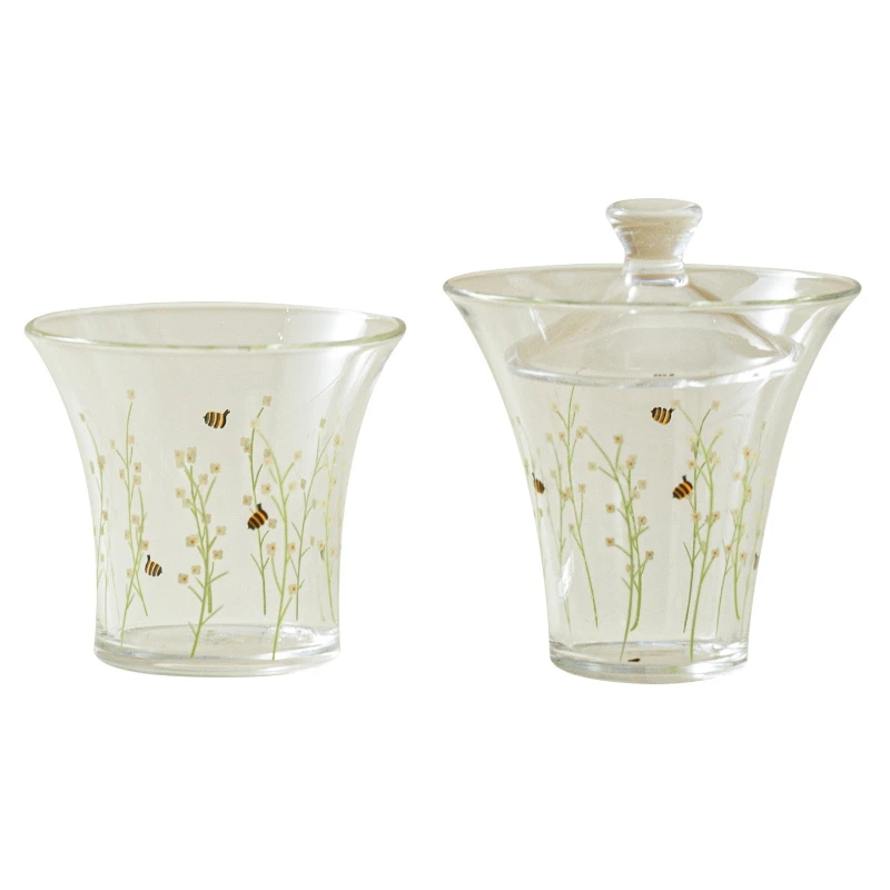 

LTT heat-resistant glass one-person drink express cup high-value tea making small set dry tea making set