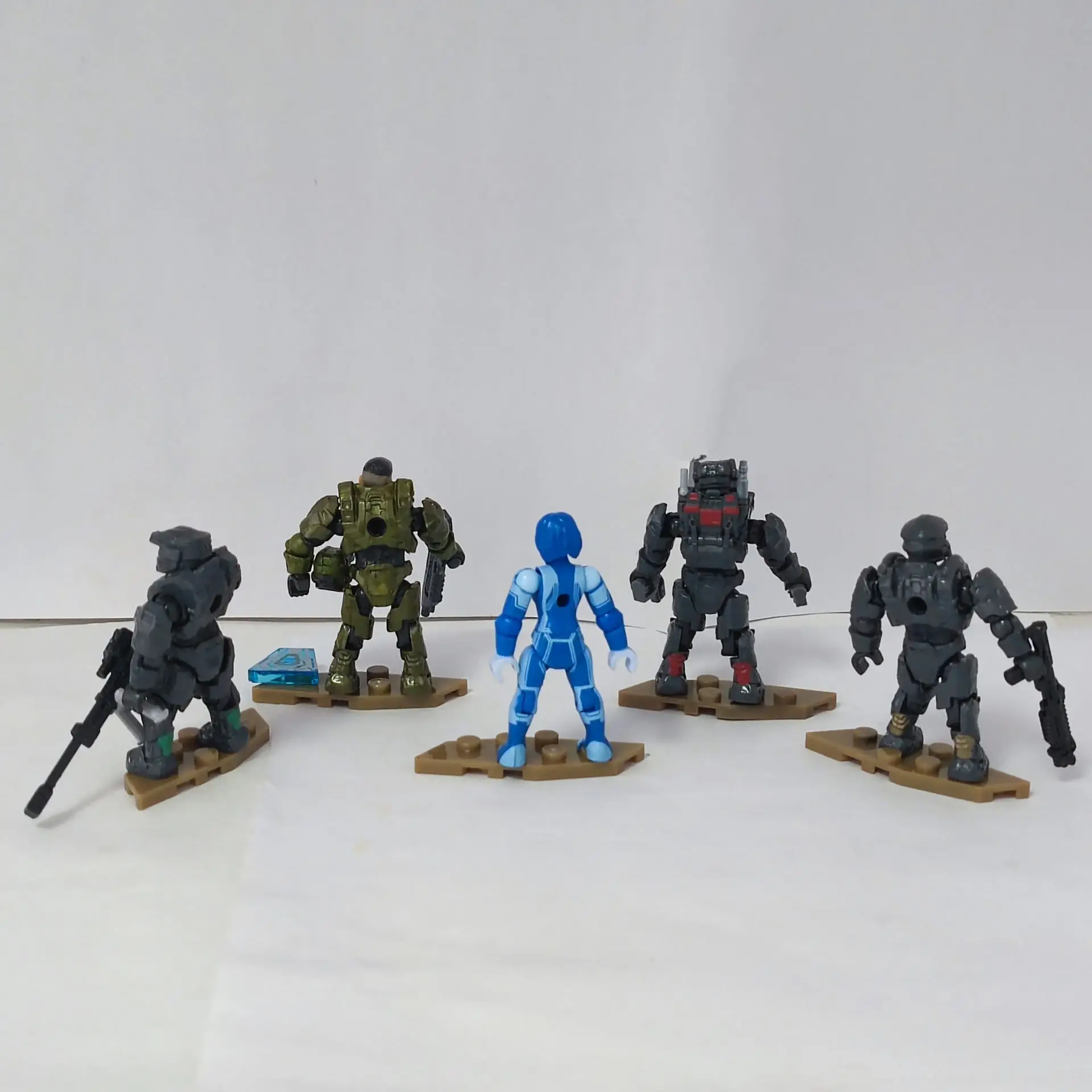 ميجا UNSC المتقشف KAI-125 فانك-134 RIZ-028 كوتانا جون-177 5-حزمة لعبة شخصيات الحركة الصغيرة الفضفاضة