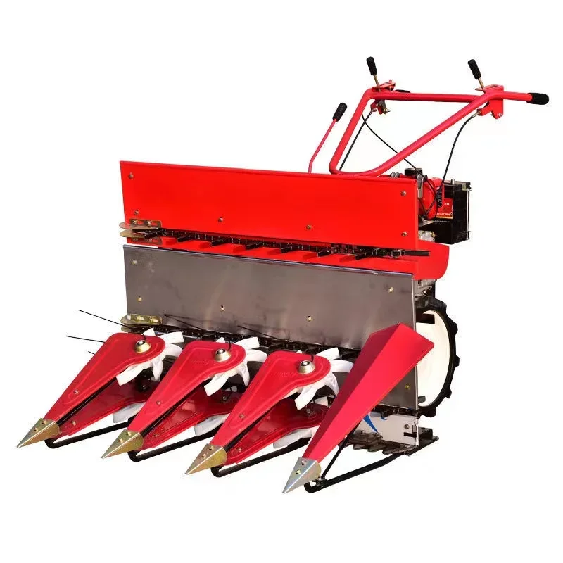 Cortadora solar multifuncional cosechadora autopropulsada paja de maíz pimienta soja alfalfa mijo forraje trigo eléctrico