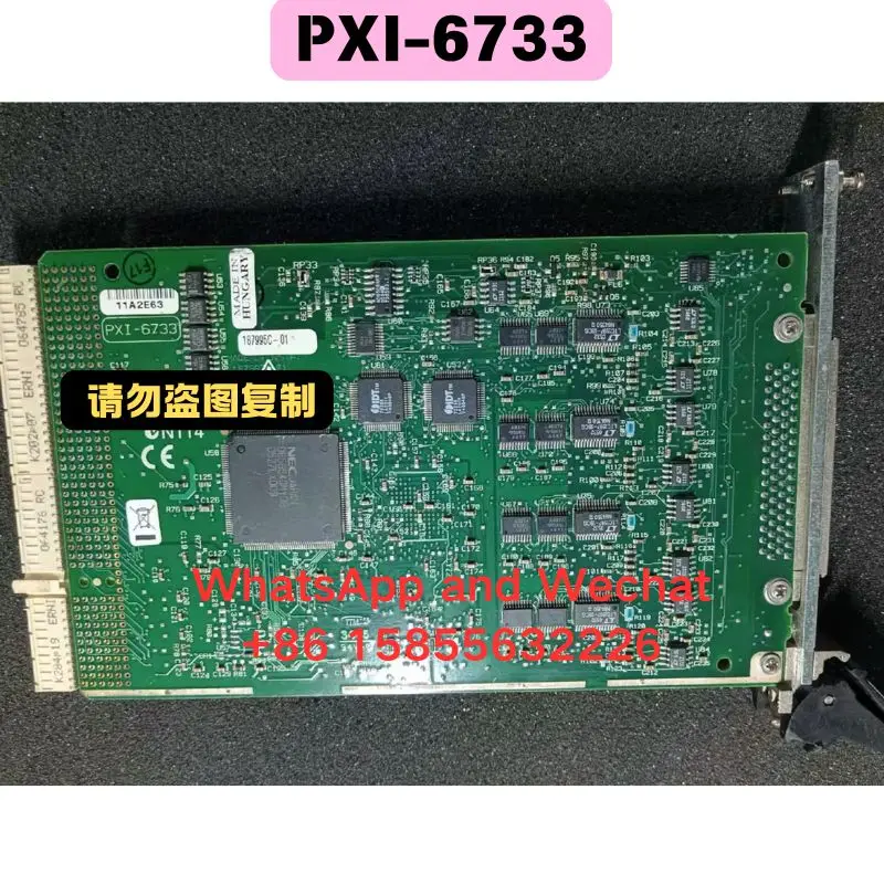 Used OEM disassembled parts PXI-6733 Acquisition card Functional test OK Fast Shipping
