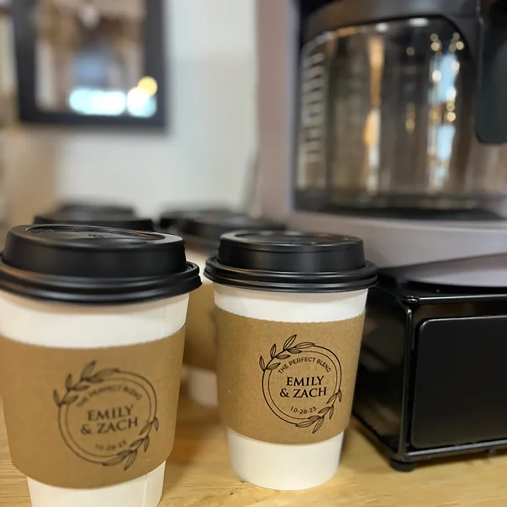 Custom 10Pcs Wedding Coffee Cu - đánh giá và giá Coffee Tea Paper Cups