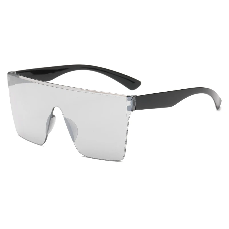 Neue trendige Sonnenbrille mit großem Rahmen, 2024, neue Damen-Sonnenbrille für Straßenschießen, Fahren, Retro, Anti-UV