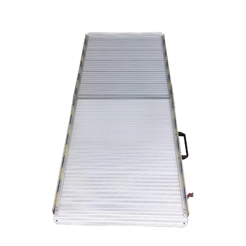 Up and down folding wheelchair, ramp board, portable mobile aluminum pedal, stair climbing springboard, barrier-free ramp