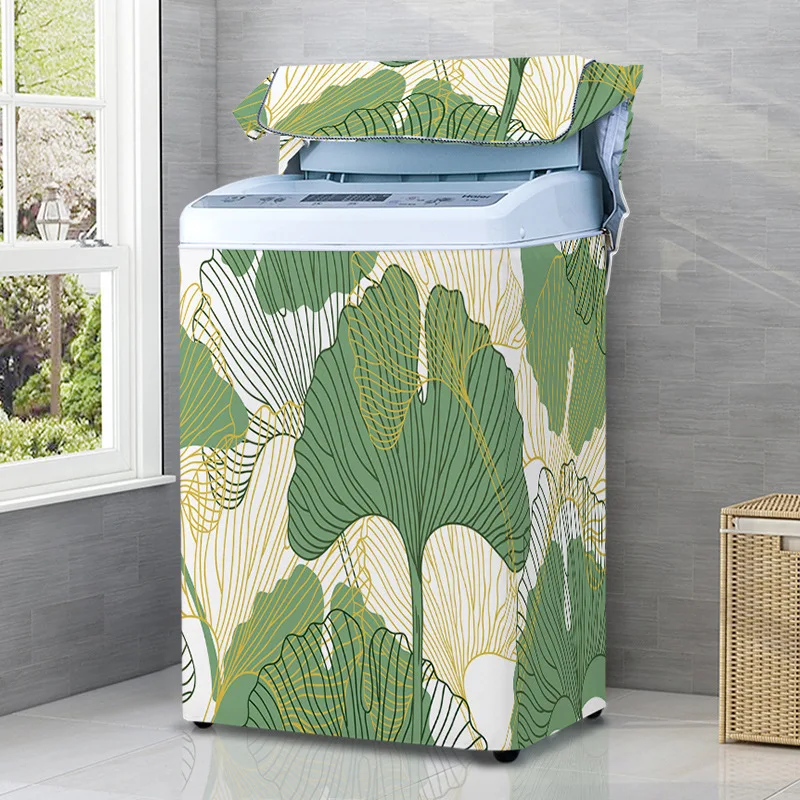 Waterproof Top Loading Washing Machine Cover, Portable Dryer, Protective Outdoor Cabinet, Colored Floor Drain Organizer