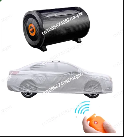 Outdoor Silver Coated Sunscreen Heat Insulation Folding Remote Control Automatic Electric Car Covers