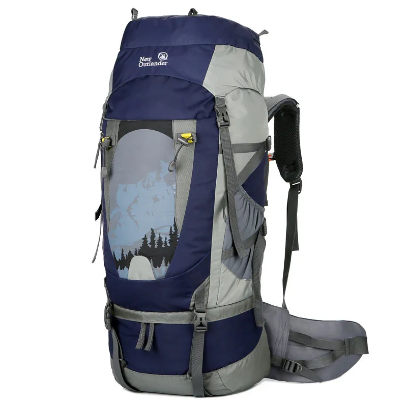 2022 new 80L 1.78kg AL back support  high-quality outdoor climbing backpack large travel bag  Hiking  backpack