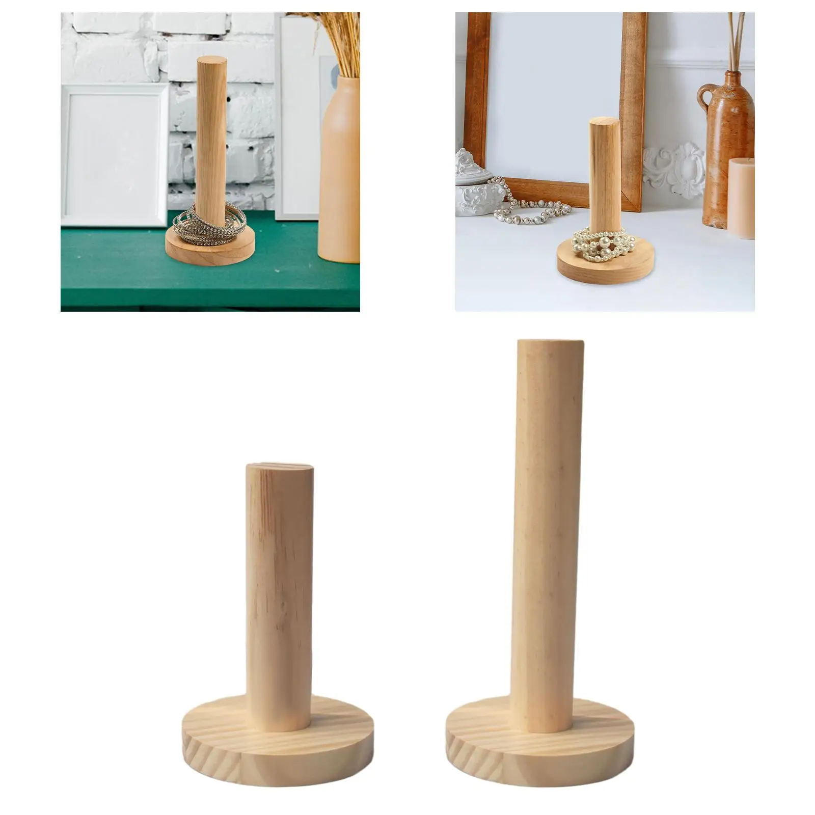 Présentoir Vertical pour Bracelets et Bijoux, Support Portable