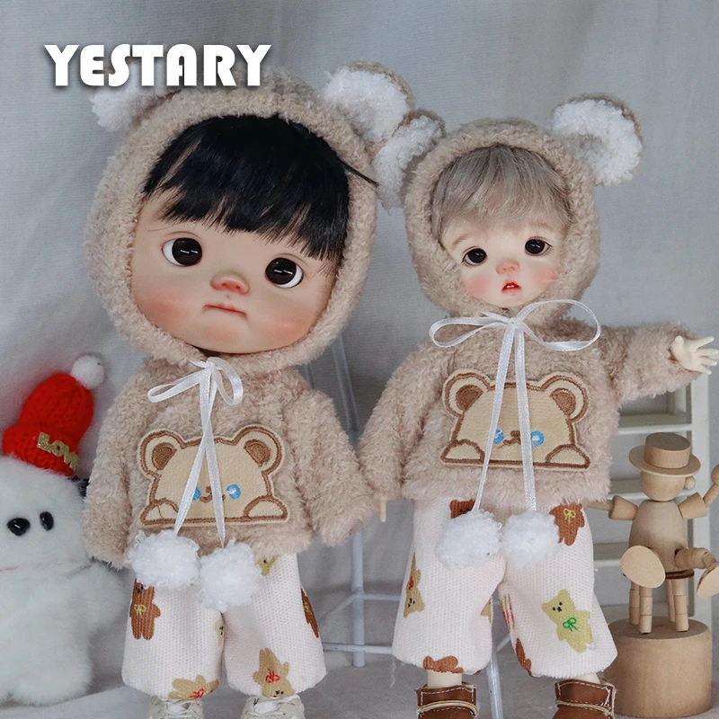 

YESTARY BJD Doll Accessories Doll Clothes For Small 1/6 Toys Handmade Finished Bear Set Clothes For BJD Boy Girl Christmas Gifts