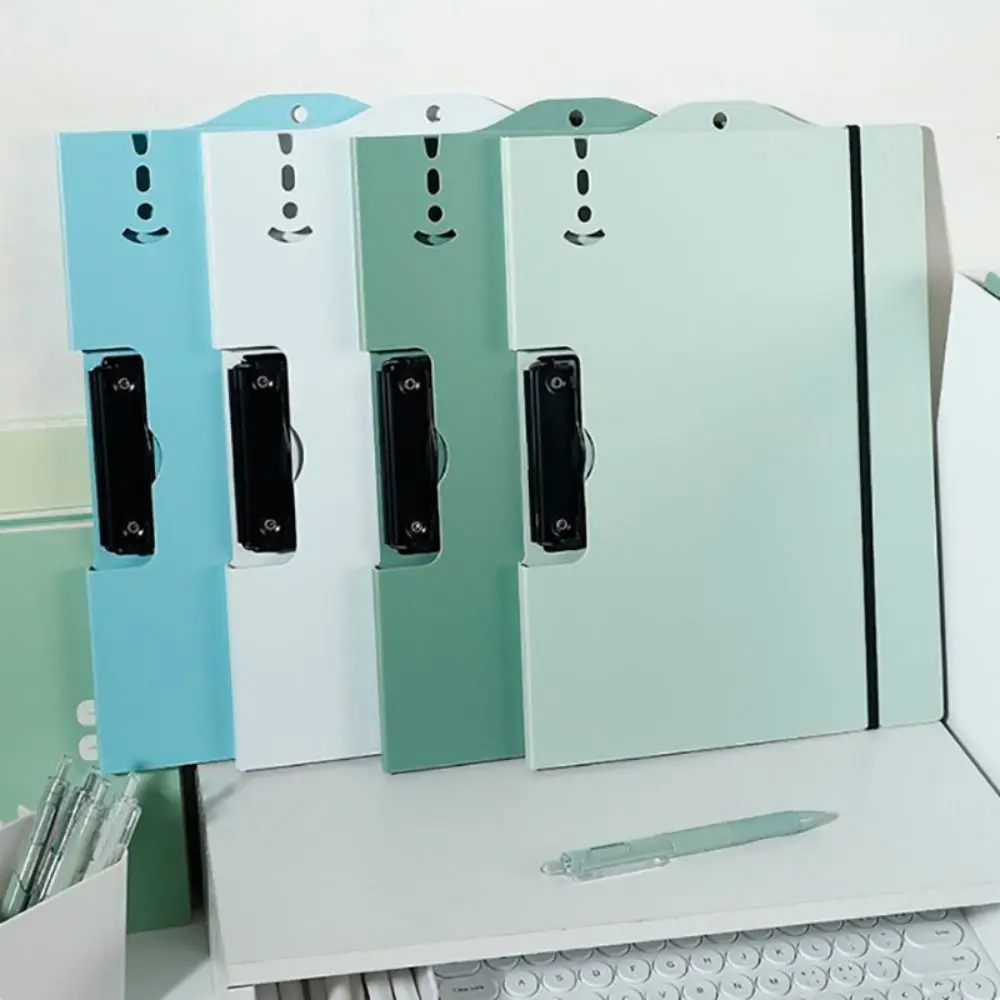 Creative Strap Design A4 File Folder Multifunction PP Clipboard Exam Paper Storage Clip Stationery