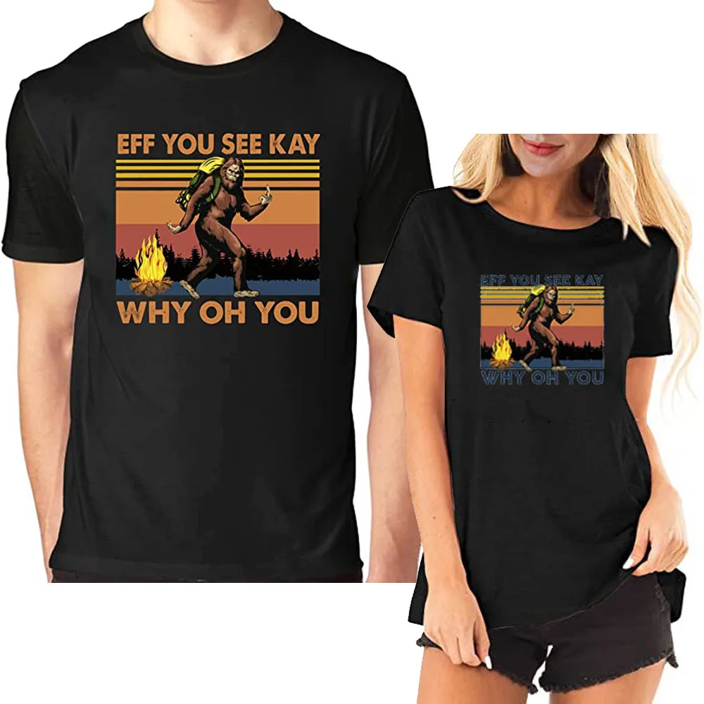 

Eff You See Kay Why Oh You Funny Vintage Sarcasm T-Shirt Men Clothing Graphic T Shirts