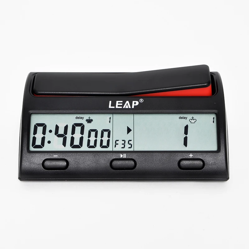 

LEAP Digital Club Tournament Black Chess Timer User-friendly Multi-mode Juego De Ajedrez Byo-yomi Reading Chess Board Game Timer