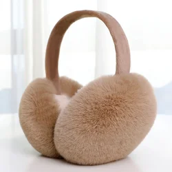 Winter Ear Muffs Warm Earflaps Foldable Plush Earmuffs for Women Fluffy Cosy Earmuffs Plush Ear Warmer Girls Fluffy Ear Muffs