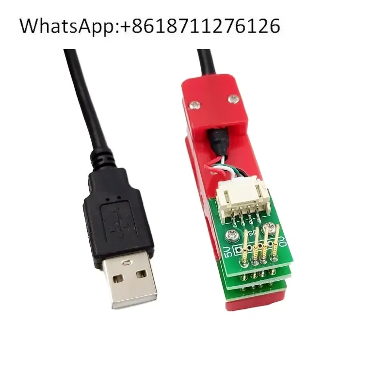 1pcs USB Clip DB9 Debugging COM Serial Port DC005 Power Supply Accessory Pin PCB Circuit Board Module Probe