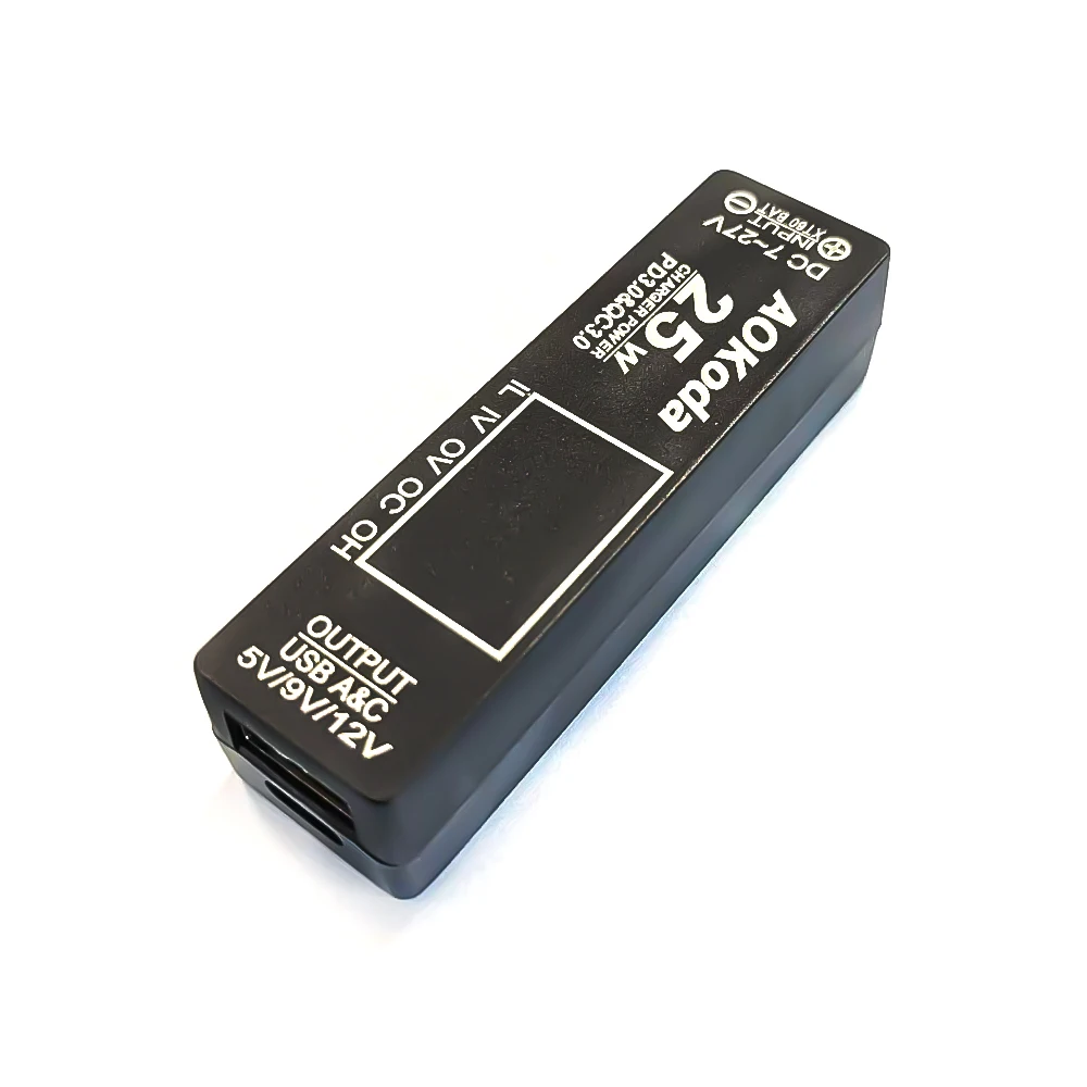 AOKoda PD3.0&QC3.0 Quick  Power Converter Lipo Battery xt60  To USB Adapter For Aircraft model battery