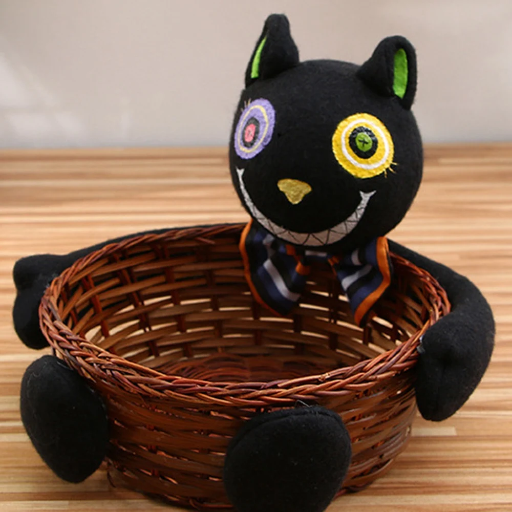Halloween Decoration Doll Fruit Plate Decoration Bar Decoration Candy Biscuit Water Fruit Basket-BAAQ