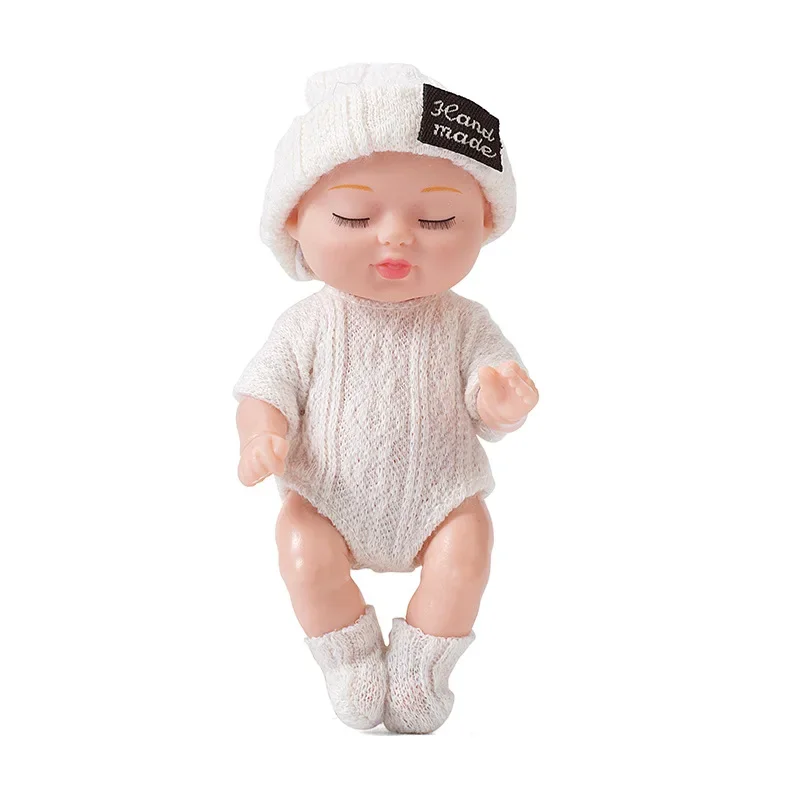 10.5cm sono bjd simulação reborn dormir boneca brinquedos das crianças jogar casa brinquedos mini bonito bonecas reborn brinquedos interativos do bebê