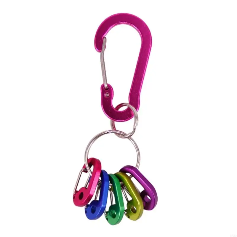 

H58D Алюминиевые сплавы Carabiner Compacts versatiLescarabiner Многофункциональный карабинер для энтузиастов на открытом воздухе