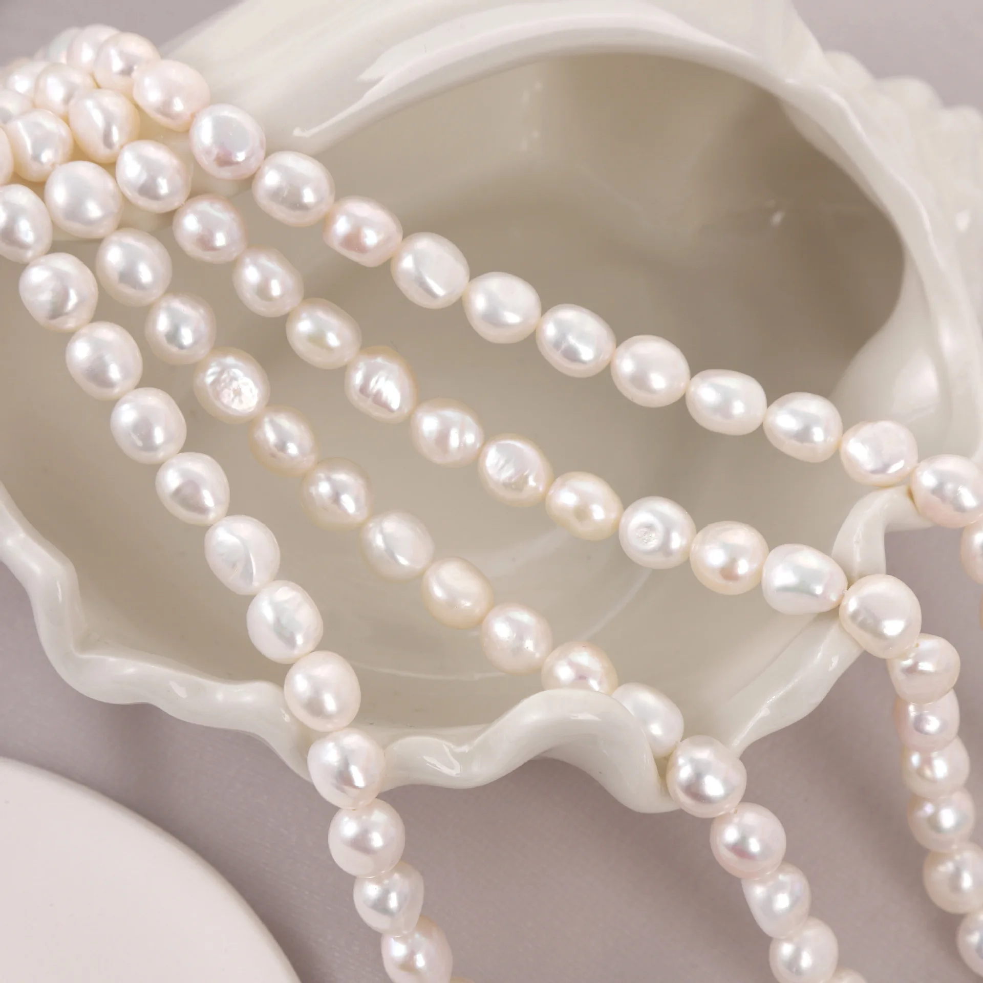 

9mm Natural Original Culture Pearl Beads High Quality Loose Bead for Jewelry Making Diy Pearl Necklace Bracelet Accessories