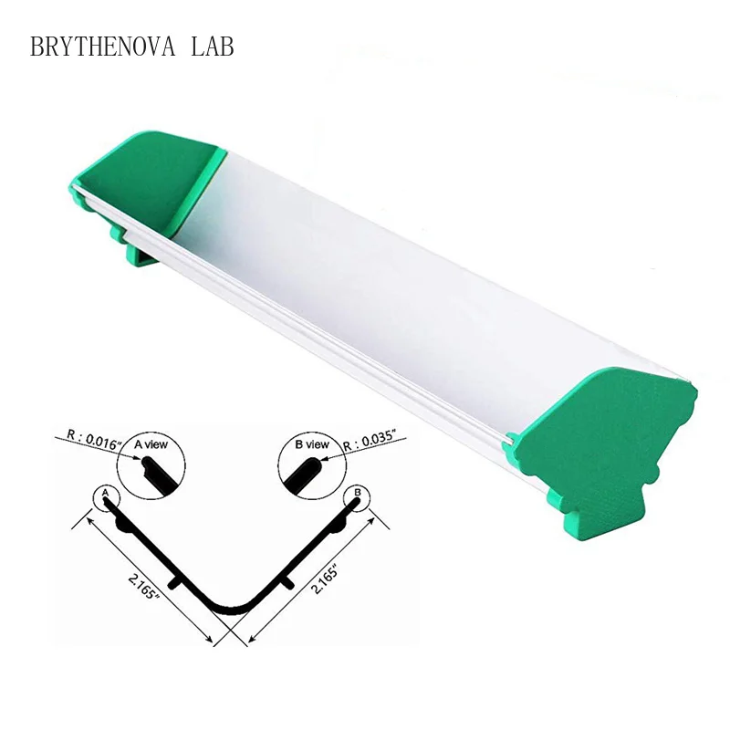 4-20inch Dual Edge Aluminum Emulsion Scoop Coater Screen Silk Printing V Shape Coating Tools