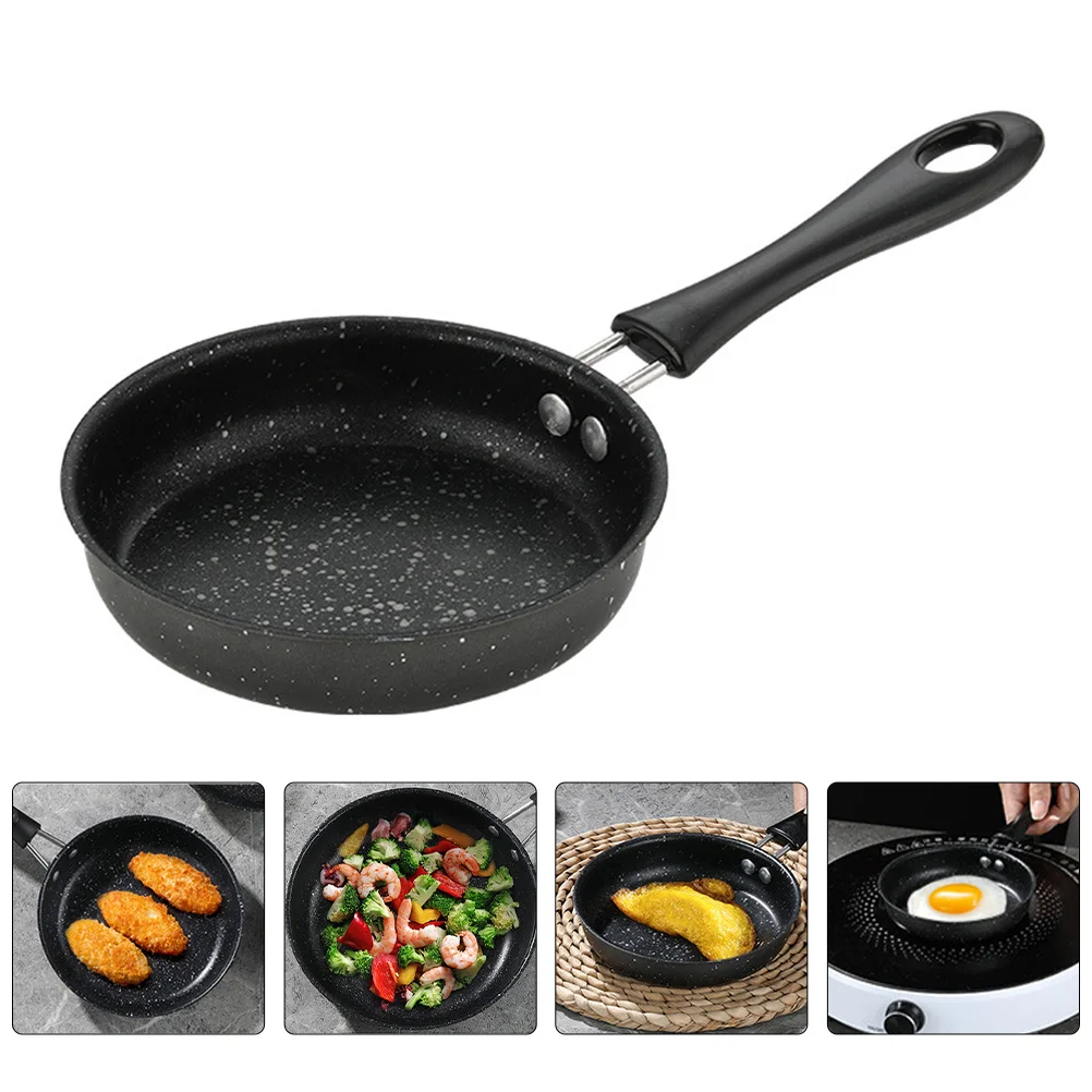 Egg Frying Pan Skillet Pot Kitchen Omelette Pan Nonstick Saucepan Fry Omelet Cast Pancake Pots Stir Fried Steak Pot CookerSupply