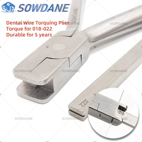 Imagen 1 del producto Alicates de torsión de alambre orthdontico Dental, juego de alicates de torsión, herramienta de instrumentos 0,018-0,022, alicates ortopédicos para doblar cables. instrumento