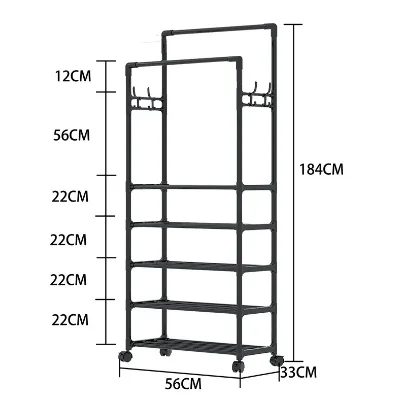 

Industrial Storage Hanger System 250kg Capacity Stainless Steel Chrome Plated Three-Layer Modular for Warehouse/Home Modern